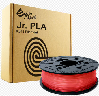 FILAMENT PLA(NFC) 600G Clear Red for da Vinci Jr/Mini/Colour series