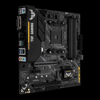 AMD B450 mATX gaming motherboard with Aura Sync RGB LED lighting, DDR4 3200MHz support, 32Gbps M.2, HDMI 2.0b, Type C and native USB 3.1 Gen 2.