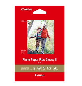 Canon 20 Sheets 265 GSM Photo Paper Plus Glossy II