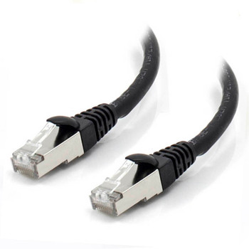 ALOGIC 1m Black 10G Shielded CAT6A LSZH Network Cable