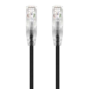ALOGIC 1.5m Black Ultra Slim Cat6 Network Cable - Series Alp