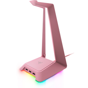 Razer Base Station Chroma - Chroma Enabled Headset Stand with USB Hub -  Quartz - FRML Packaging