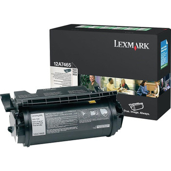 Lexmark 12A7465 Black (Return Program) Toner Cartridge