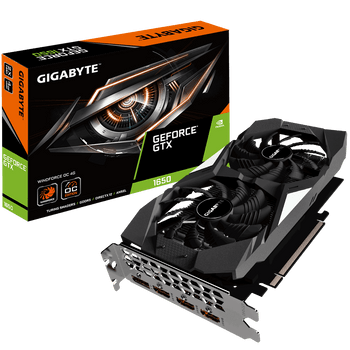 NVIDIA, GTX 1650, WINDFORCE OC, 1785MHz, 4GB GDDR5, 1xDP, 3xHDMI, ATX, 2xFans, 300W, 3 Year Warranty