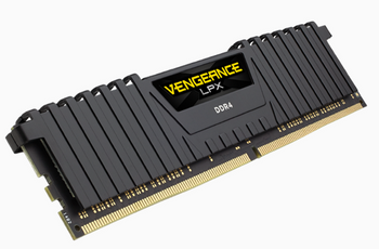 CORSAIR Vengeance LPX DDR4, 3000MHz 16GB 1 x 288 DIMM, Unbuffered, 16-20-20-38, Black Heat spreader, 1.35V, XMP 2.0, Supports 6th Intel Core i5/i7