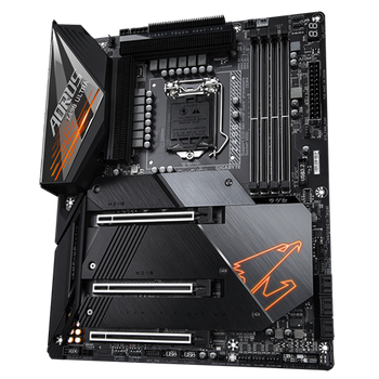 INTEL,Z490 AORUS MBwDirect 12 PhaseDigitalVRM Design,Comprehensive Thermal Solution w NanoCarbon FinsArray 2, WIFI6, 802.11ax,2.5GbE LAN, RGB.