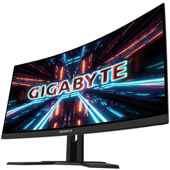 Gigabyte G27QC Gaming Monitor, 27inch VA 1500R, HDMI 2.0 x2, Display port 1.4 x1, USB3.0 X2, 2560 x 1440 QHD