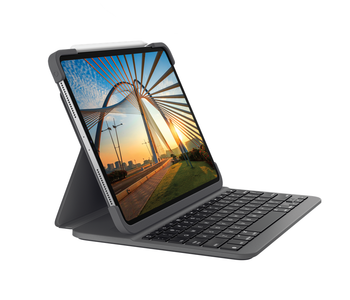 Logitech iPad Slim Folio Pro for iPad Pro 12.9" (3rd/4th Gen), W/apple Pen Holder, 1yr Wty