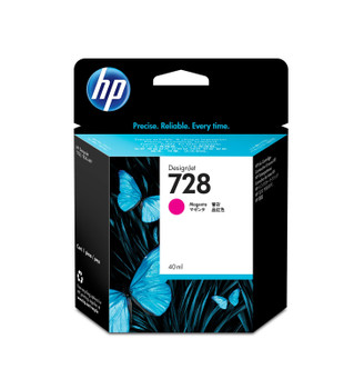 HP 728 40-ml Magenta DesignJet Ink Cartridge
