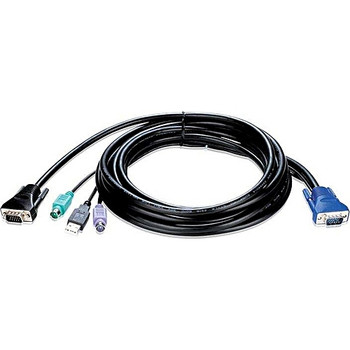 D-Link 1.8m USB DVI-D KVM Cable with Audio