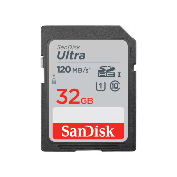 SanDisk Ultra SDHC, SDUN4 32GB, C10, UHS-I, 120MB/s R, 4x6, 10Y