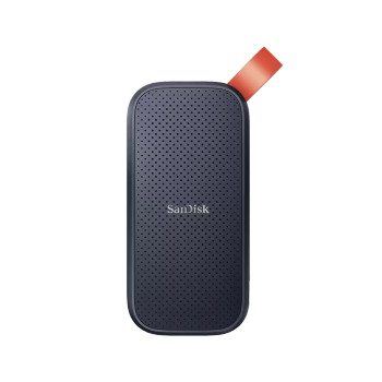 SanDisk Portable SSD, SDSSDE30 2TB, USB 3.2 Gen 2, Type C to A cable, Read speed up to 520MB/s, 2m drop protection, 3Y