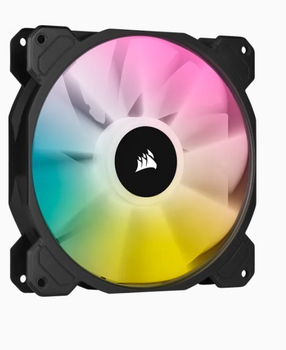 SP140 RGB ELITE, 140mm RGB LED Fan with AirGuide, Dual Pack with Lighting Node CORE