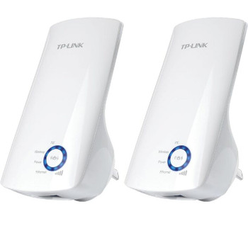 TP-Link TL-WA850RE-KIT 10/100 300Mbps Universal WiFi Range Extender - Twin Pack