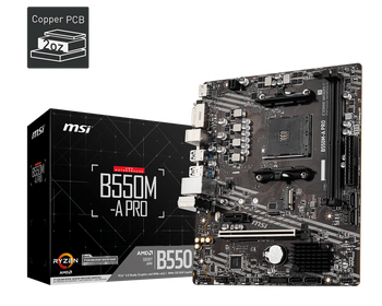 MSI B550M-A Pro AMD AM4 MATX Motherboard