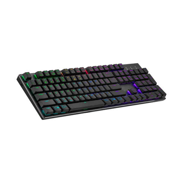 Cooler Master SK653 Low Brown Full Mechanical Wireless US Keyboard - Black