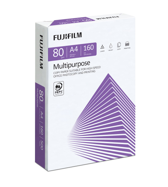 Fujifilm Multipurpose A4 80gsm White Copy Paper - 1 Ream (Minimum Purchase of 5 Reams (1 Box) required)