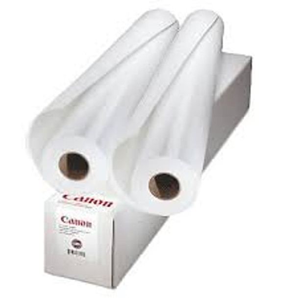 A1 CANON BOND PAPER 80GSM 594MM X 100M BOX OF 2 ROLLS FOR 24 TECHNICAL PRINTERS