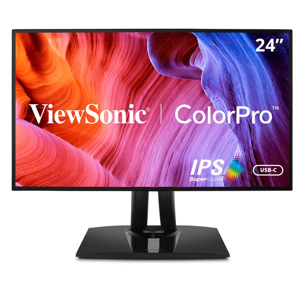ViewSonic VP2468a 23.8" sRGB ColorPro FHD IPS Monitor with USB-C
