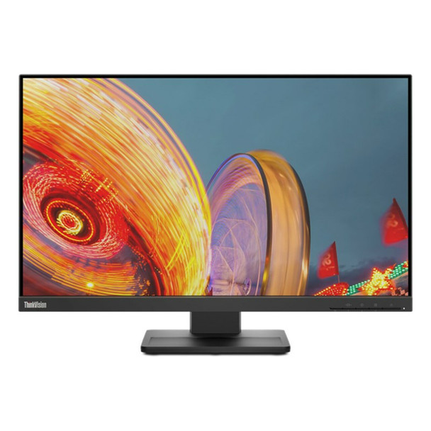 Lenovo ThinkVision E24q-20 23.8" QHD (16:9) Monitor, DP + HDMI, Tilt/swiv/h-adj, 3yr