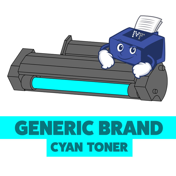 Generic HP 125A Cyan LaserJet Toner Cartridge (CB541A)