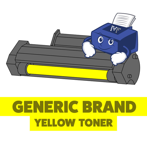 Generic HP 125A Yellow LaserJet Toner Cartridge (CB542A)
