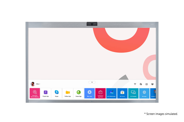 LG One:Quick Works (CT5WJ) 55" UHD Digital Signage, Touch, In-Built Camera, Win10 IOT OS, 24/7, 3yr (55CT5WJ-B)