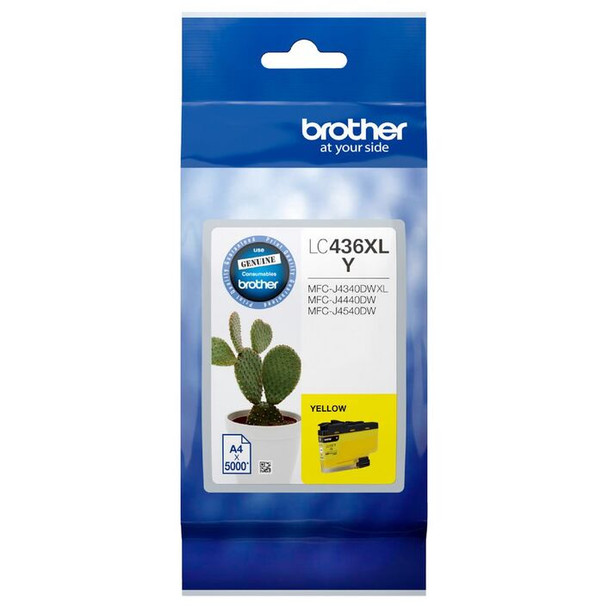 Brother LC-436XLY High Yield Yellow Ink Cartridge