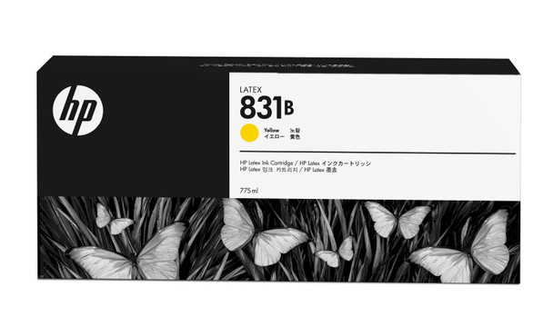HP 831b 775ml Yellow Latex Ink Cartridge - L315/335/365/560/570 Series