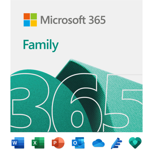 Microsoft 365 Family (ESD) Electronic License - 1 Year Subscription