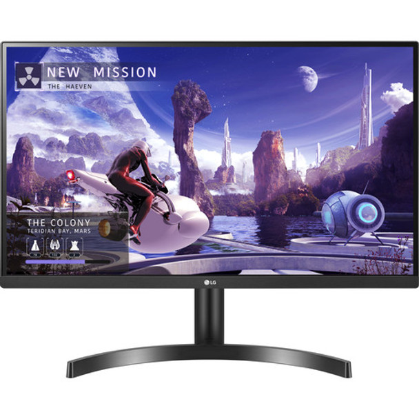 LG 27QN600-B 27" (16:9) QHD IPS LED Monitor, 2560x1440, Hdmi(2), Dp, Hdr10, Vesa, 3yr Wty