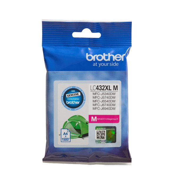 Brother LC-432XLM High Yield Magenta Ink Cartridge Genuine