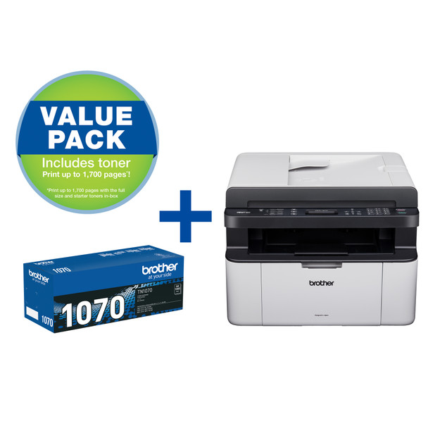 Brother MFC-1810 Value Pack Bundle with TN-1070 Toner Cartridge