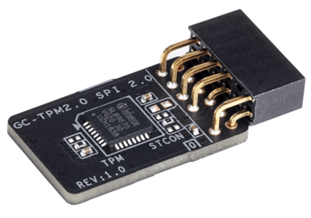 TPM 2.0 Module with SPI interface (Intel 500 / 400 series)