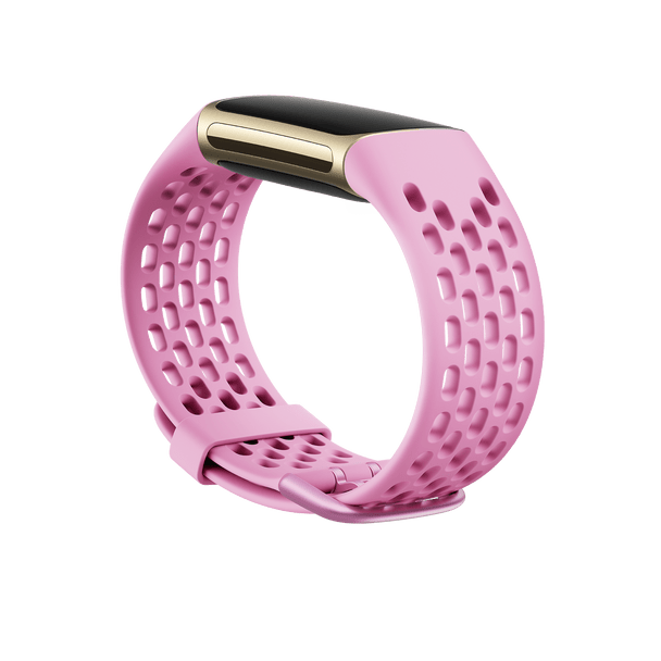 FITBIT CHARGE 5,SPORT BAND,FROSTED LILAC,LARGE