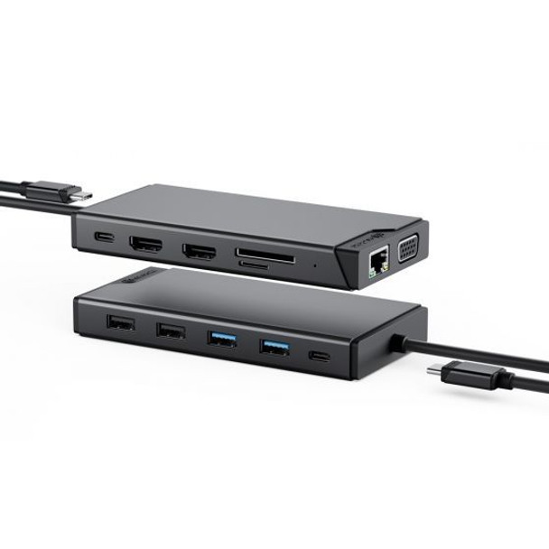 ALOGIC USB-C 12-in-1 Dual Display Mini Dock - MV2