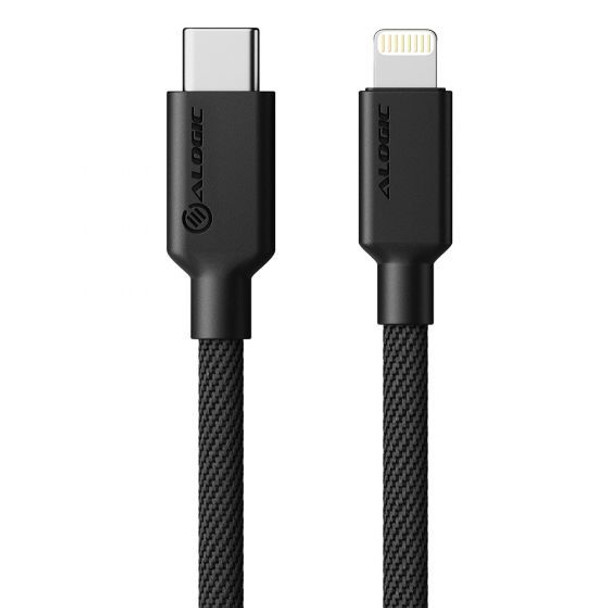 ALOGIC Elements PRO USB-C to Lightning 2m Cable - Black