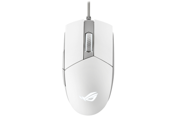 ROG Strix Impact II ambidextrous ergonomics gaming mouse featuring 6200-dpi optical sensor, push-fit switch-socket and Aura Sync RGB lighting