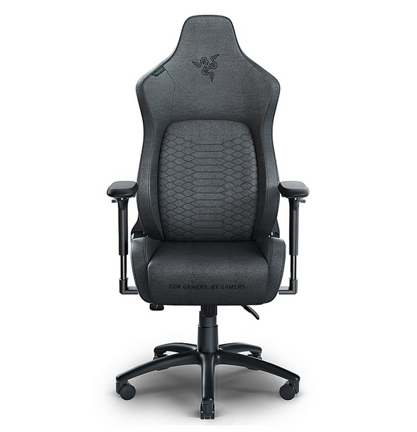 Razer Iskur Dark Gray Fabric-Gaming Chair With Built In Lumbar Support
