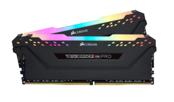 CORSAIR VENGEANCE RGB PRO 16GB (2x8GB) DDR4 3200 (PC4-25600) C16 Desktop memory, Black