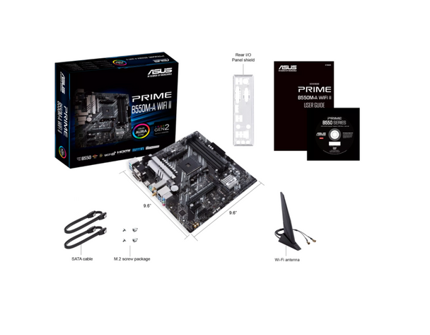 AMD ASUS PRIME-B550M-A-WIFI-II Gaming Motherboard