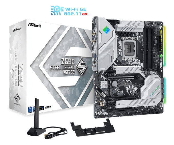 INTEL Z690, Support Intel 12th Gen CPU(LGA 1700), 4 x DDR4, 1 x PCIe5.0, 3x M.2, 2.5G LAN, 802.11AX+Bluetooth