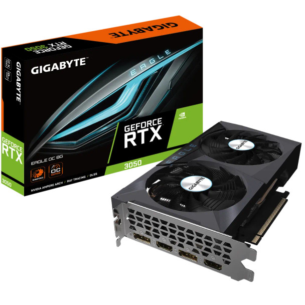 NVIDIA RTX 3050 REV 1, PCI-E 4.0 x8/8 GB GDDR6 128 bit, DPx2/HDMIx2