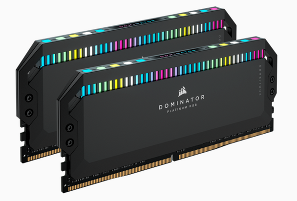 CORSAIR DOMINATOR PLATINUM RGB DDR5 32GB  (2x16GB) DDR5 6200 (PC5-49600) C36 1.25V - Black