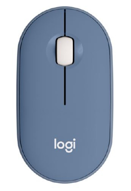 Logitech Pebble M350 Wireless Mouse - Blueberry