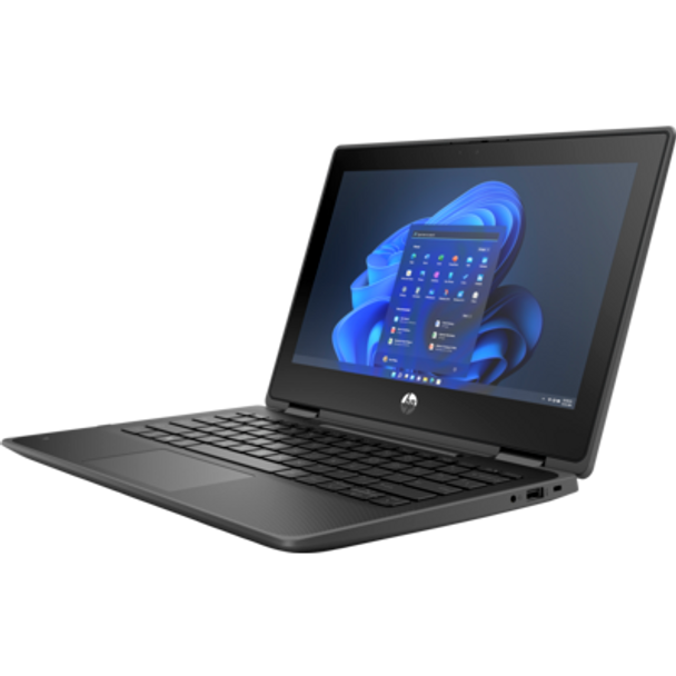 HP Probook x360 11 G9 EE, 11.6" BV HD TS, Pentium N6000, 8GB, 128 GB SSD, No Pen, W11P64 (MSNA), Jet Black, 1/1/1
