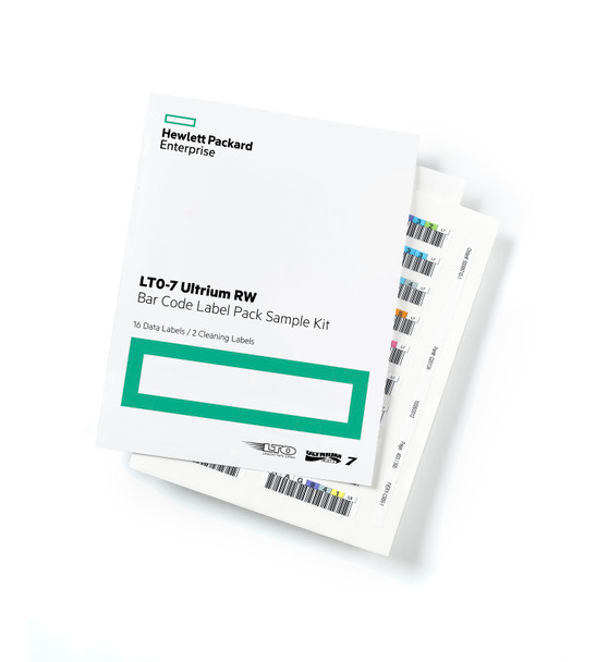 HPE LTO-7 Ultrium RW Bar Code Label Pack