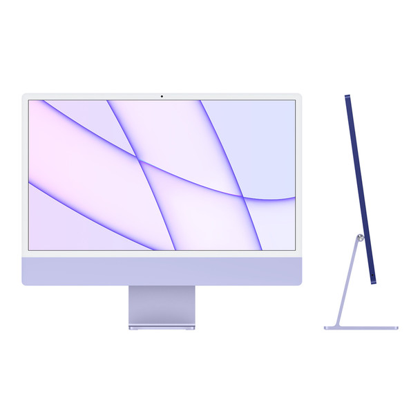 CTO 24-inch iMac with Retina 4.5K display/Purple/M1 8-core CPU, 8core GPU/8GB/512GB SSD storage/8core GPU/Magic KB w Touch/Magic Mouse/GB Ethernet