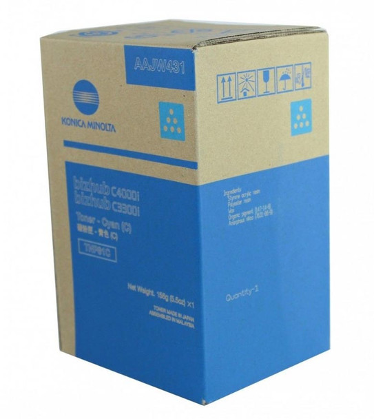 Konica Minolta Bizhub C3300i TNP81C (AAJW491) Cyan Toner Cartridge - 9K