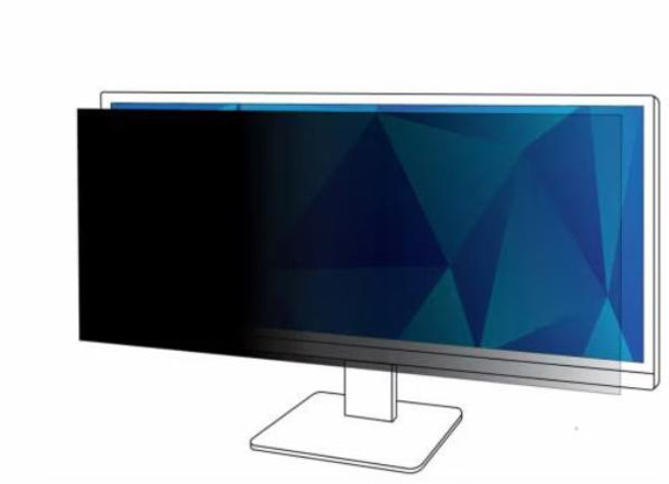 3M Privacy Filter for 34&quot; Monitor with Large Display Attachment, 21:9